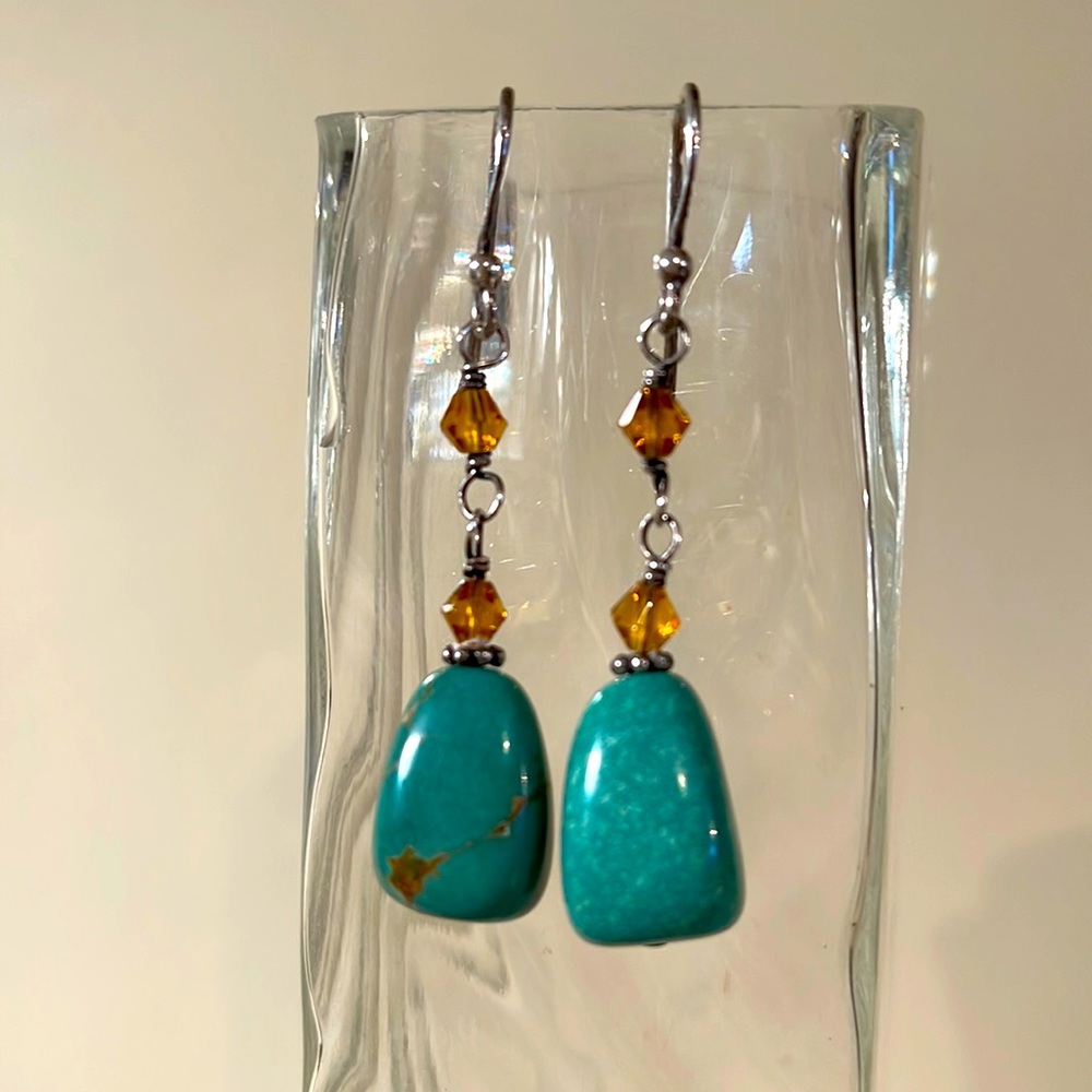 Silpada Turquoise & Silver Earrings